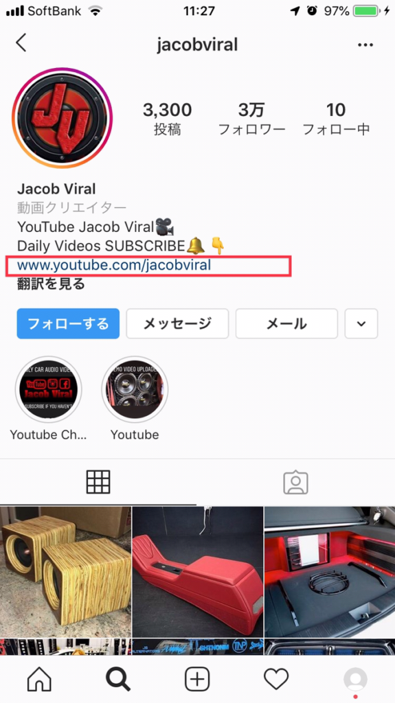 Instagram YouTube