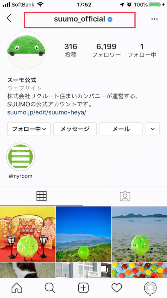 Instagram 認証バッジ