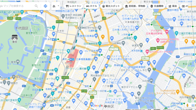 グーグルマップのイメージ画像